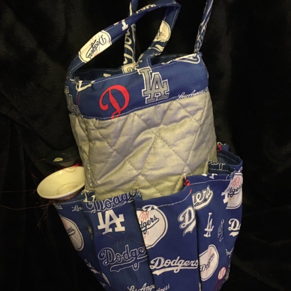 Dodgers bingo bag. Handmade
